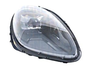 Black LED matrix headlamp, LHD Cars. Porsche 95B Macan with PDLS - 711451000477, 711451000478, 95B941079AS, 95B941080AS, 95B941080P, 95B941079P