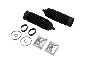 Steering rack gaiter kit for later rack. Porsche Boxster 986 / 996 - 99634701106, 99634701107, 99634701207, 99634701208, 996347194102, 99634719104 - JBE220