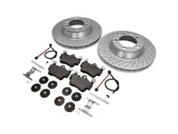 REAR Brake Pads and Brake Disc Package Porsche 997 Carrera 2S ABS - 99635240502, 99635240602, 99761267602, 99635208600, 99635208602, 95535296000, 99735193907