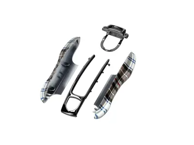Vehicle key side faces - Heritage Design Edition - Porsche 992 / Cayenne E3 / Panamera G2/G3 / Taycan - 97104480206, 97104480207, 97104480208, 97104480209