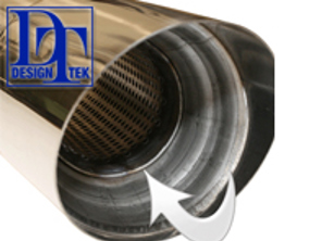 Exhaust Tail Pipe with Silencer Insert. Porsche 964  DesignTek