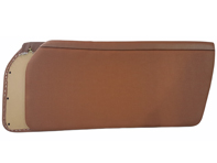 Door panel set, Basketwave, in Brown. Porsche 914 - 91455501711702, 91455501711, 91455528315