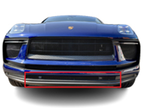 Front bumper stainless steel centre lower grille ZunSport. Porsche Macan / S / GTS Facelift - ZPR81321, ZPR81321B, ZPR81321, ZPR81321B