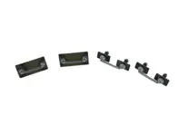 Mounting shoulder brackets 3' race harness belts. Porsche 914-6 GT - 91480345511, 91480345611 - TK Z 21