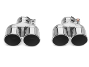Quad tail pipe set Porsche 997.1 Carrera S 2004-2008 - 04110511029, 04100511047
