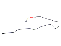 Air line, front fuel system. Porsche 996 - 99620135100