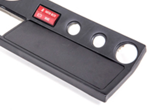 Rennline Radio Block-Off Plate. Porsche 911/912/930 1965 - 1985 - I22