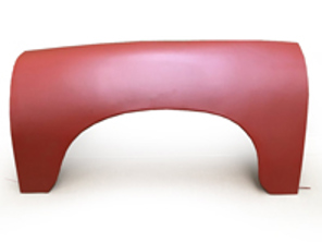 Wheel arch, Rear. Porsche 356 A / B / C Coupe - 64450306250, 64450306150, 64450306150A, 64450306250A