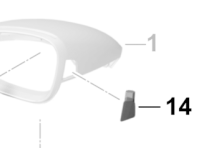 Door mirror warning light. Porsche 971 Panamera RHD - 971953039E, 971953040E - MP00233, MP00235