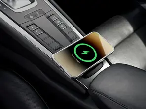 Wireless phone charger with Magsafe. Porsche 718 Boxster / Cayman - 99155314102DML, 99155314300A05