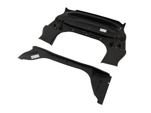 Front Floor / Suspension Mount and Fuel Tank / Battery Support. Porsche 911 1969-73 - 90150104921, 91150195501
