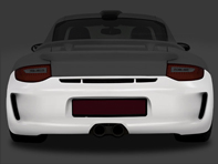 Rear bumper GT3/RS look. Porsche 911 (997) 2008-12 C4 / C4S - HSK267, ZB125, ZB125