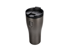 Thermal Travel Cup - Silver / Monochrome Crest