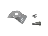 Trunk hinge bracket with bolt. Porsche 914 - 91450103010, 91450103010GRV - P312, PP312