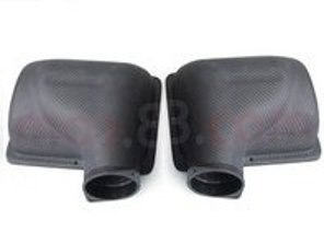 DESIGNTEK Matt Carbon Fiber Air Box Covers for Ferrari F430 Berlinettas and Spiders 2005+ - 1803104301, 1803104301M