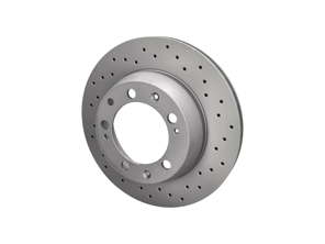 Brake disc rotor SPORT COAT Z, Rear. Porsche 944 Turbo / 928S4 / 928GTS - 460.1515.52, 460151552, 95135204103, 95135204101 - 460.1515.52