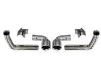 GT3-style bumper exhaust conversion pipe with Tail Pipe for  Porsche 997.1 Carrera