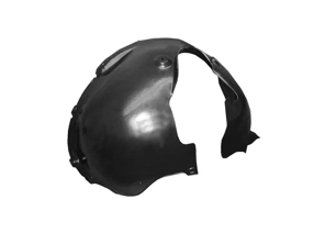 Front wheel arch liner. Porsche 955 Cayenne 3.2L / S 4.5L - 95550496100, 95550496102, 95550496200, 95550496202 - 955 504 96 100, 955 504 96 200