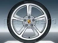 20' SportTechno Alloy Wheels & Tyres Original Porsche for 981 Boxster / 981 Cayman - 98104460210, 98104460209, 98104460230, 98104460229