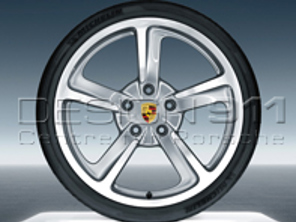 20' SportTechno Alloy Wheels & Tyres Original Porsche for 981 Boxster / 981 Cayman - 98104460210, 98104460209, 98104460230, 98104460229