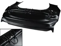 Front floor section with suspension mounts and tow hook. Porsche 911 01/1963-07/1973 - 1683101800, 90150158021, 90150158020, 91150158001, 91150195500, 91150195500GRV - 1683101800