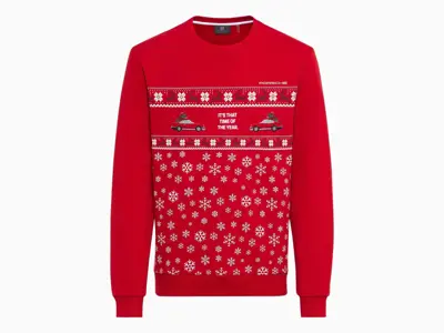 Unisex Sweatshirt, Red - Christmas Themed