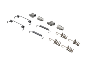 Handbrake Shoes Spring Kit. Porsche 991 / 992 / 981 / 718 - 99335207100, 298609723, 99735272101, 298609717, 97035272300, 298608715, 97035274102, 298609583