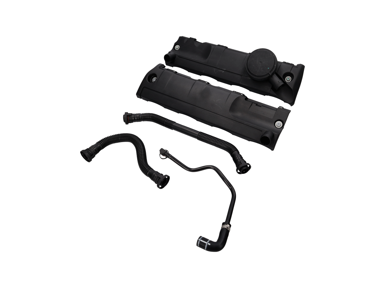 Engine Crankcase Breather Kit. Porsche 957 Cayenne S / GTS 4.8L 2009-2010 - 94810723502, 94810723603, 94810524504, 94810724702, 94810724502