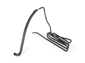Return line to cool power steering oil. Porsche 944 82-85 - 94434745902, 94434745900, 94434745910