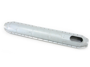 Heating tube inside sill left/right for Porsche 911/912, 1965 - 68 - 91150340000 - ECK8159, HOT11.1.103, HOT111103