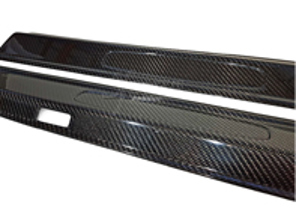 Door sills trims, carbon fibre. Porsche 991 Turbo / Turbo S / GT3 - 991555304271, 991555303271, 99155575304, 99155575307 - SF/C/991555303271/PL, SF/C/991555303271/TW, SF/C/991555304271/PL, SF/C/991555304271/TW