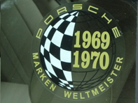 Marken Weltmeister 1969/70 Window Sticker