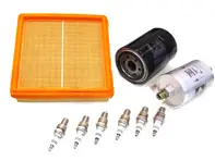 Service maintenance kit for Porsche 911 1984-89 3.2L - Small Kit  Oil, Air Filters,  Spark plugs, + More - 91110095602, 93010776403, 92811025307, 93011039300, 90012311830, 99917015790, 00004400204