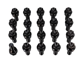Lightweight Titanium wheel bolts in black for Porsches (PACK OF 20) - WHT006978, 99736120302
