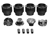 Big bore biral cylinder and CP forged piston kit 86mm. Porsche 356C / 912 - 008 11 86P CP, 0081186PCP