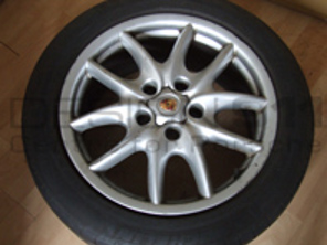 Genuine Porsche Cayenne Alloy wheel 9J 19' ET60 Including Pirelli Rosso Tyre - 955362