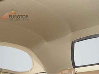Cabriolet roof headlining. Porsche 356 - 64455550121/1, 64455550121