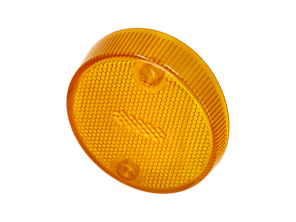Side marker lamp lens, yellow. Porsche 914 - 91463194500, 91463194600 - 1696001870, 1696001880, P2913/D, P2913/S