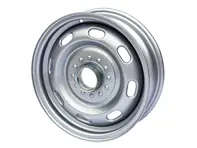 15' 4.5J Steel 'Knock off' wheel, Painted Finish Porsche 356
