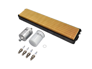 Engine Service Kit - Air/Fuel/Oil Filters, Spark Plugs & More - for Porsche 944 S2 2.5L 1989-1991 - 94410093004, 94410720108, 94410720109, 92811025304, 92811025307, 94411016600, 99917017990, 00004400204