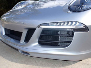 Rennline Front bumper wire mesh grill kit, 3 PIECE SET. Porsche 991/991S - E100011211, E100011212, E100012211, E100012212, E127.152, E127152