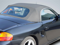 Cabriolet hood with pvc rear screen. Porsche 986 Boxster - 98656191505151, 98656191505152, 98656191505153, 98656191505155, 98656191505302, 98656191505154, 98656191503A10, 98656191503C50, 98656191503G10