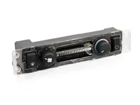 Control switch for manual heating unit, Black. Porsche 944/2 and 968 CS - 9446530210201C, 94465302102
