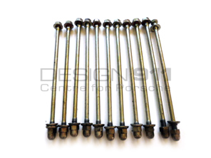 Crankcase through bolt kit. Porsche 911 1978-89 - 99970100640/1, 99970100640, 93010117201, 90110116102, 93010117302, 90110116103, 93010117306, 90110116101, 19805, 917079