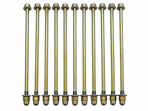 Crankcase through bolt kit. Porsche 911 1978-89 - 99970100640/1, 99970100640, 93010117201, 90110116102, 93010117302, 90110116103, 93010117306, 90110116101, 19805, 917079