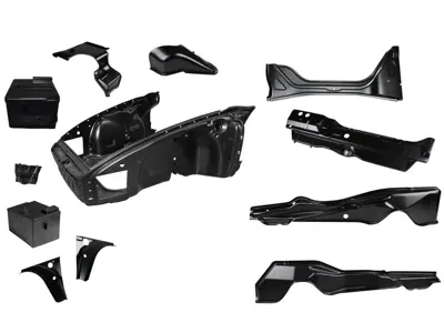 Body front section set complete with inside construction. Porsche 911 68-72 - 1680503810