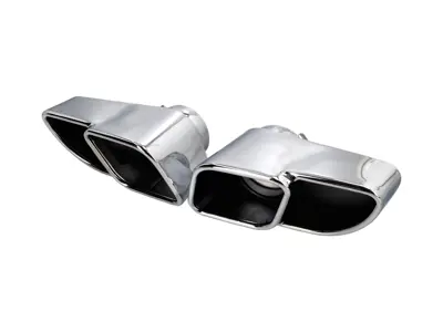 Exhaust Tail Pipes Set. Porsche 997 Turbo - 97.904S, 1620703010, 97904S - 1620703010, 97.904S