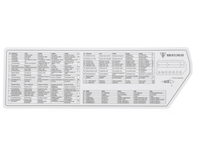 Component card fuse & relay. Porsche 911 Turbo (1989) - 93061224303