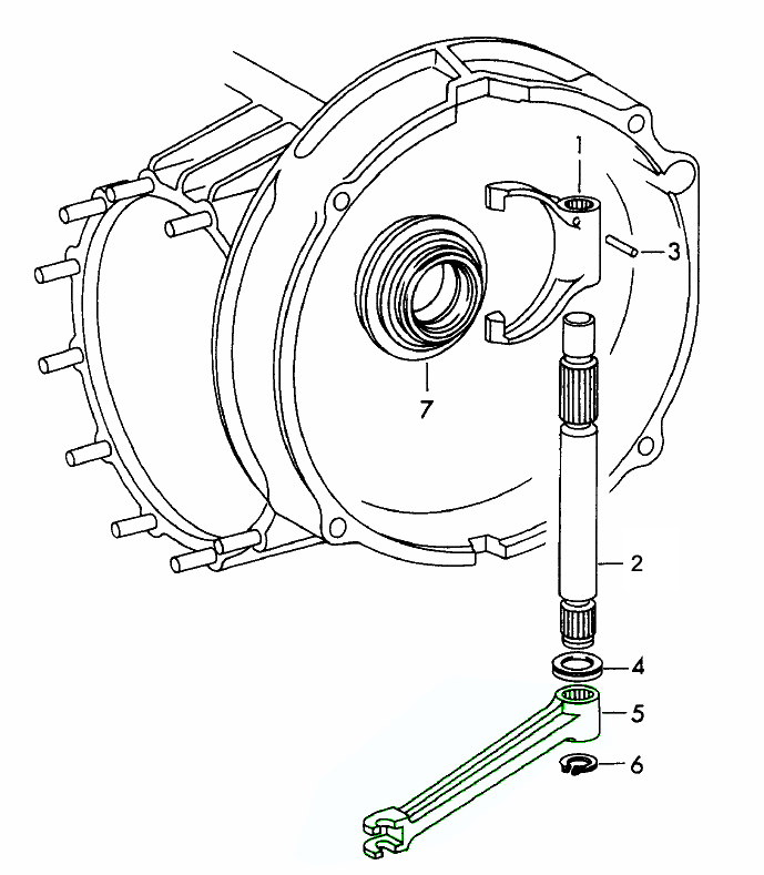 Porsche 911 Porsche Clutch Release Lever 91511671301 91511671301