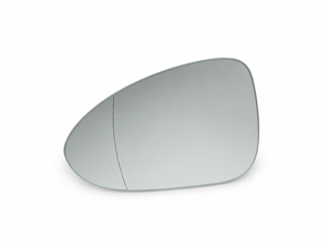 Door mirror glass (Aspherical), Left for LHD. Porsche 971 Panamera - 971857521A - ZJ-7144-L